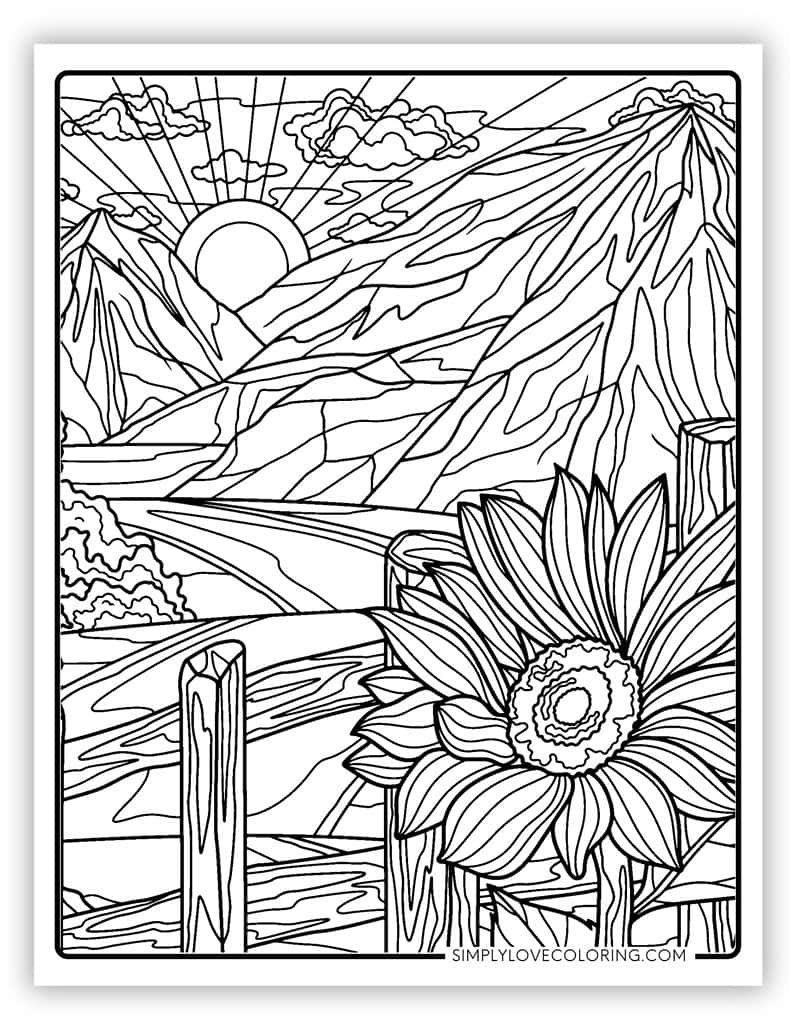 printable nature coloring pages printable nature coloring pages