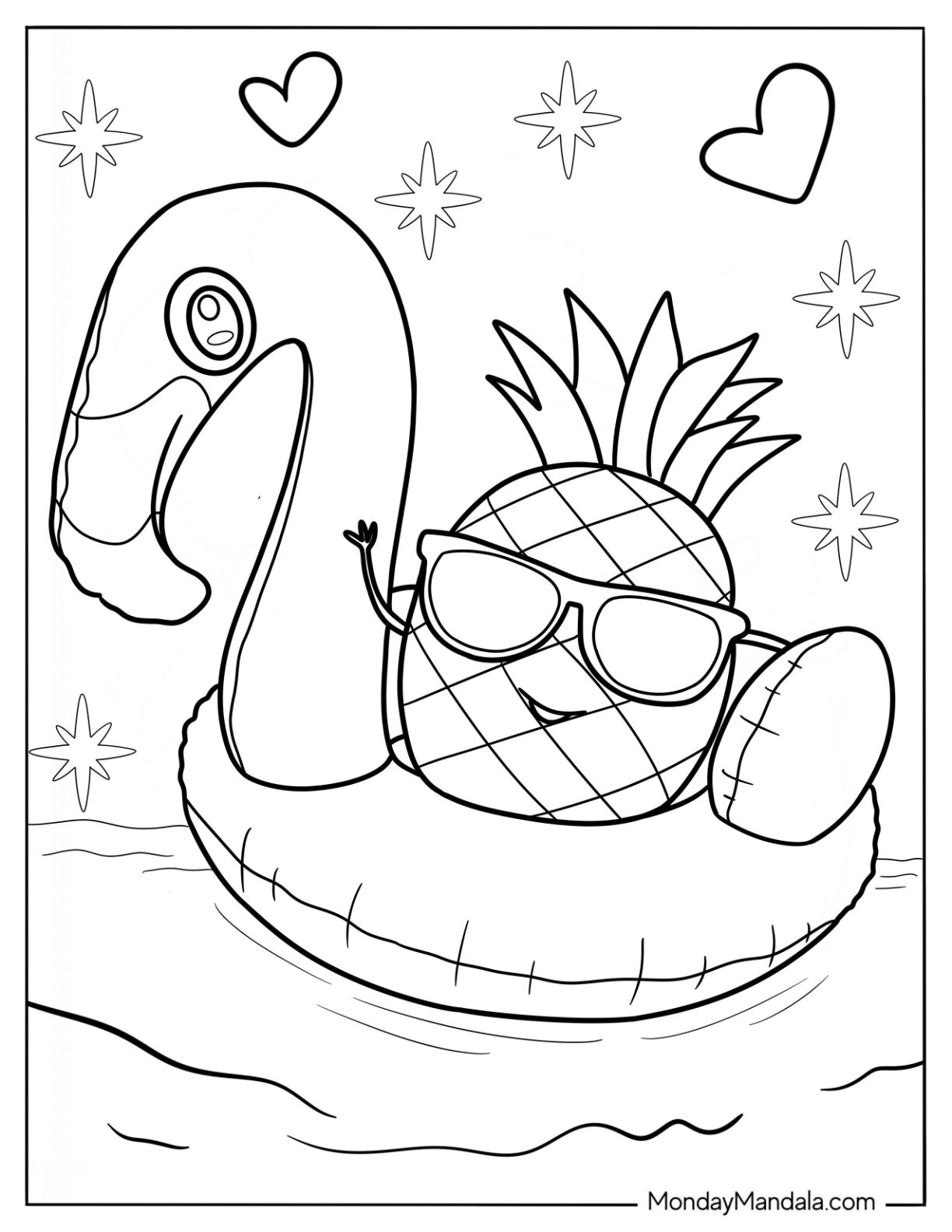 free printable summer coloring pages