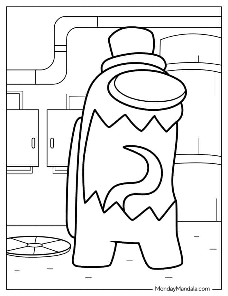 among us coloring page among us coloring page
