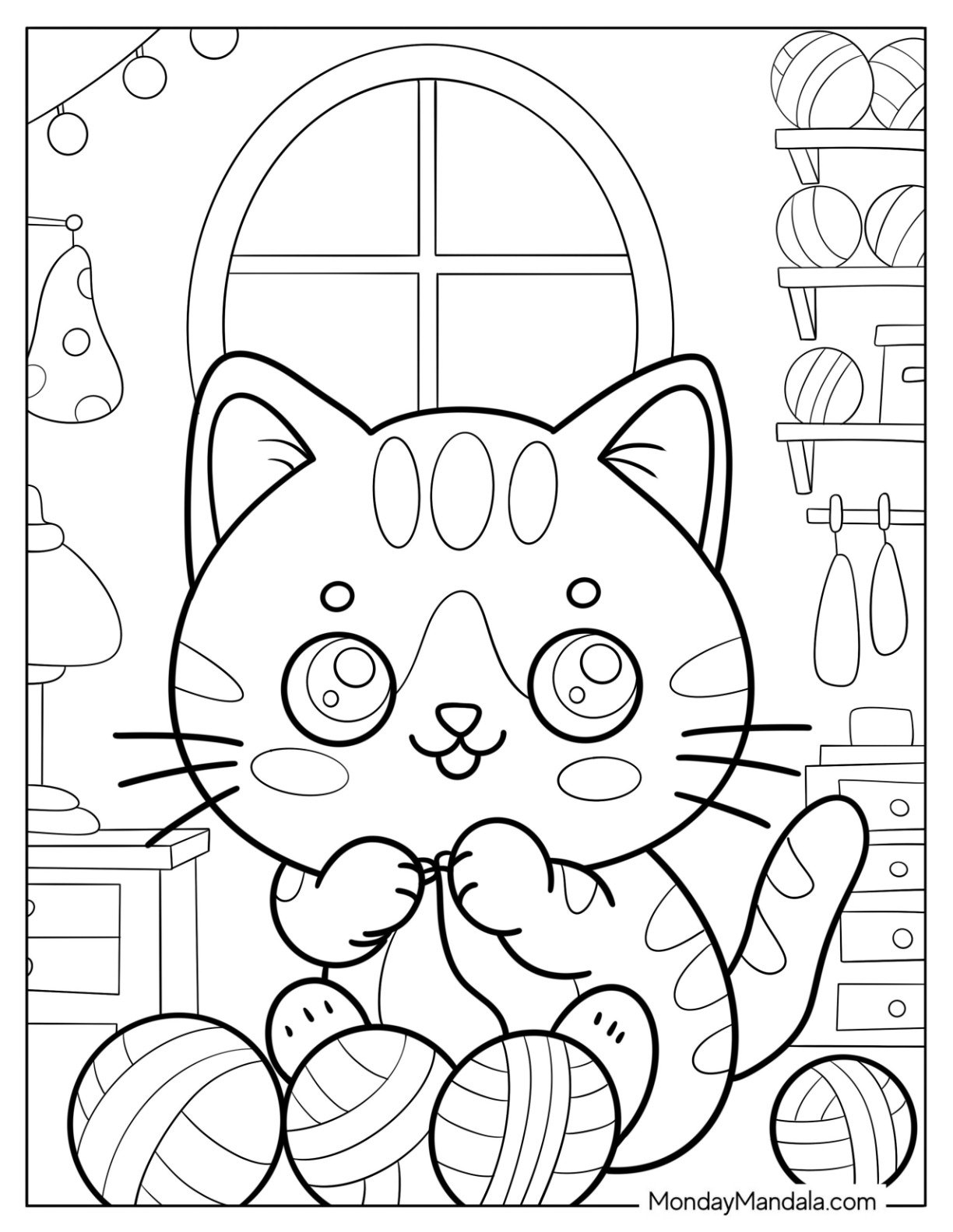 69 Cat Coloring Pages Free PDF Printables 