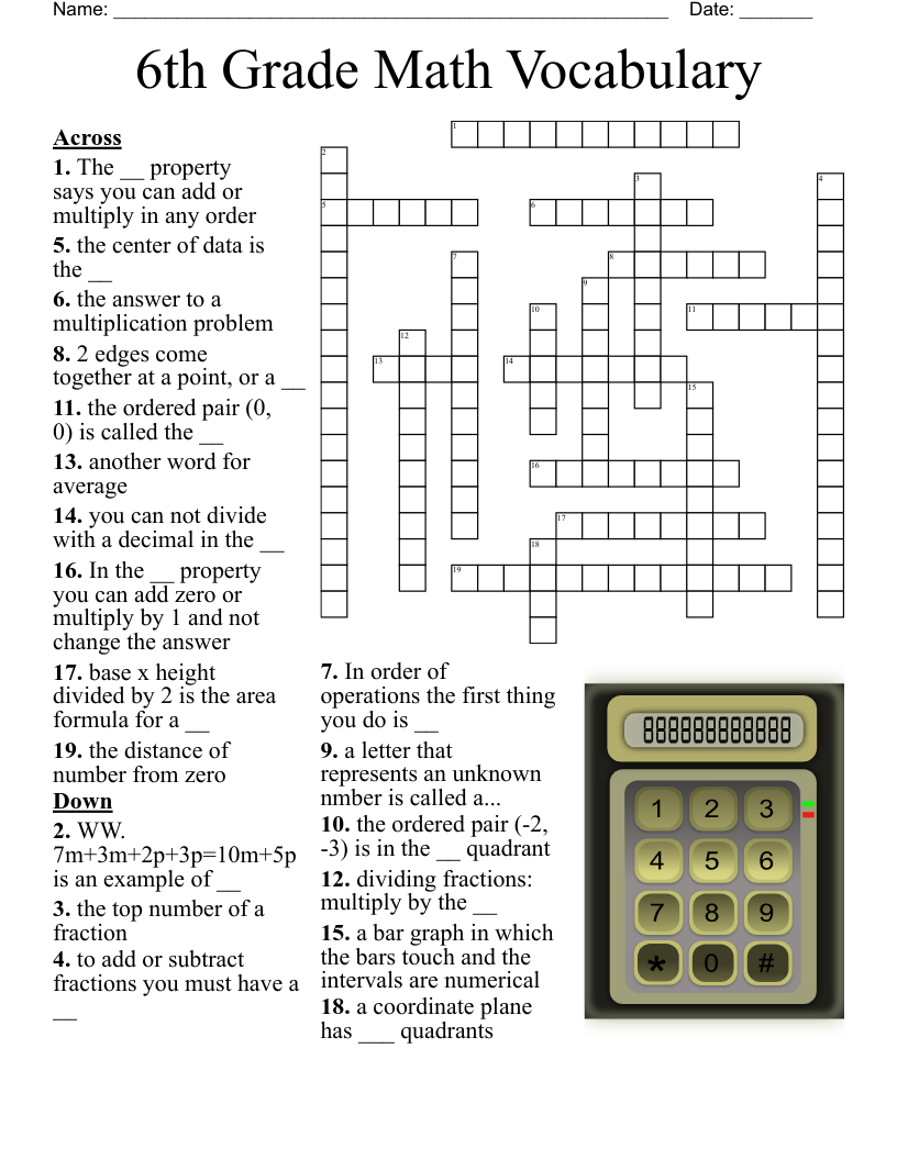 math crossword puzzles pdf math crossword puzzles pdf