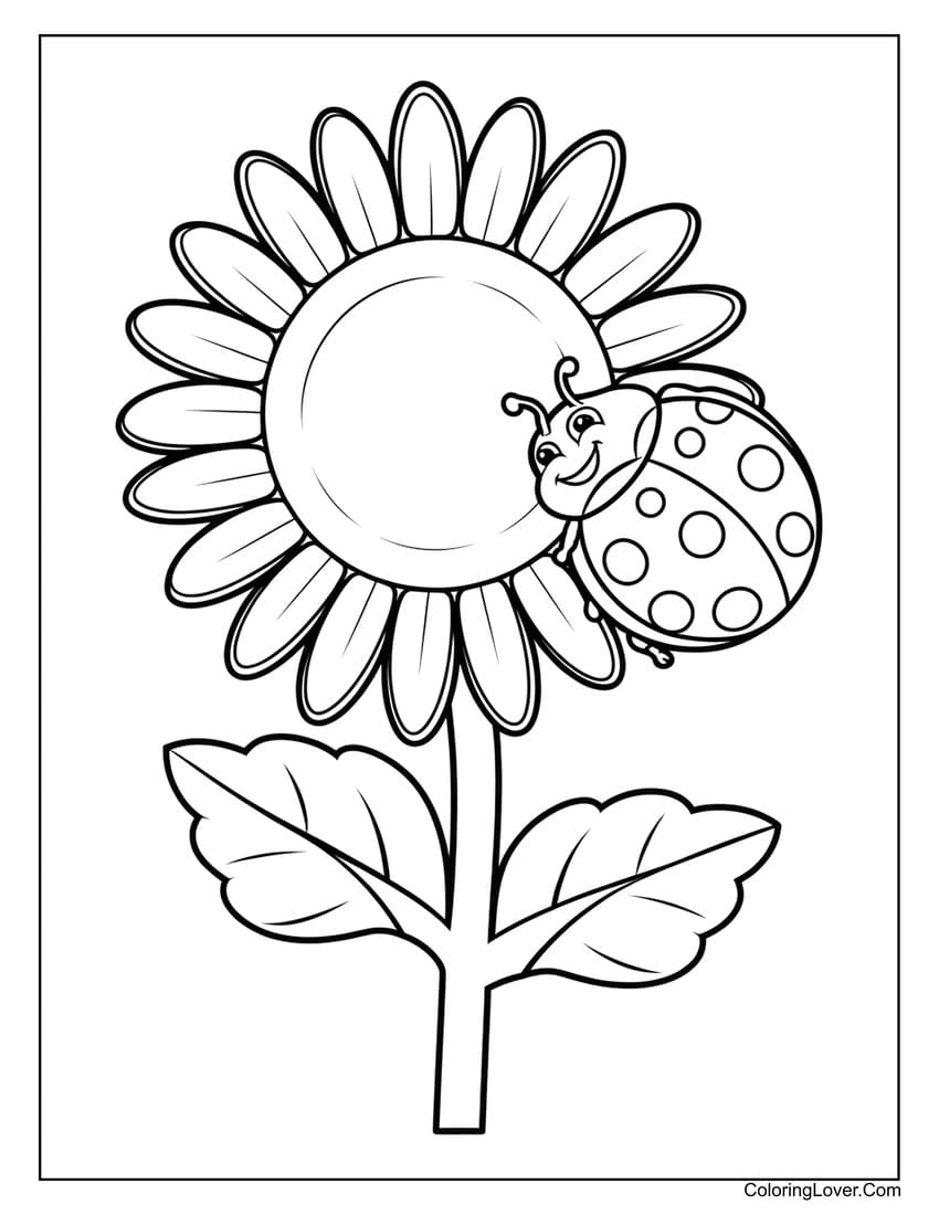 flower coloring pages printable