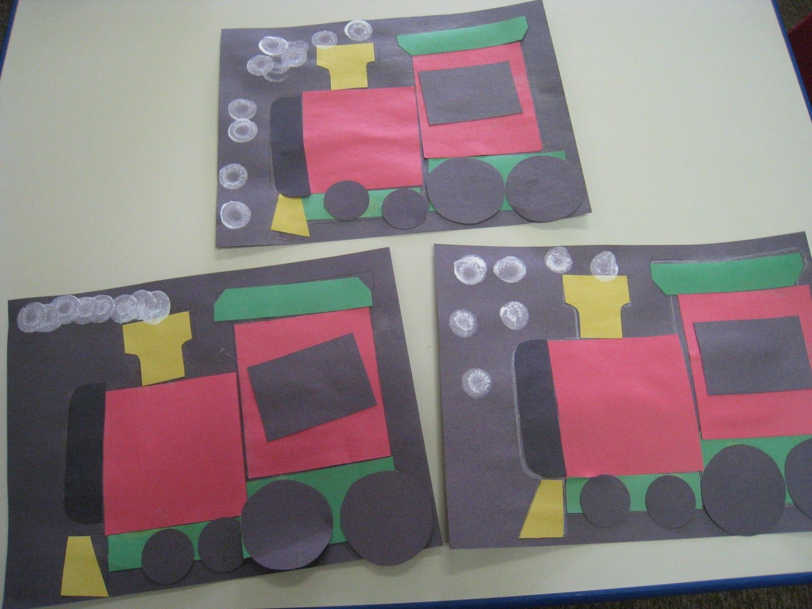 polar express train art activities