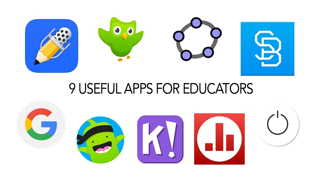 9 Useful Apps For Educators YouTube 9 Useful Apps For Educators YouTube