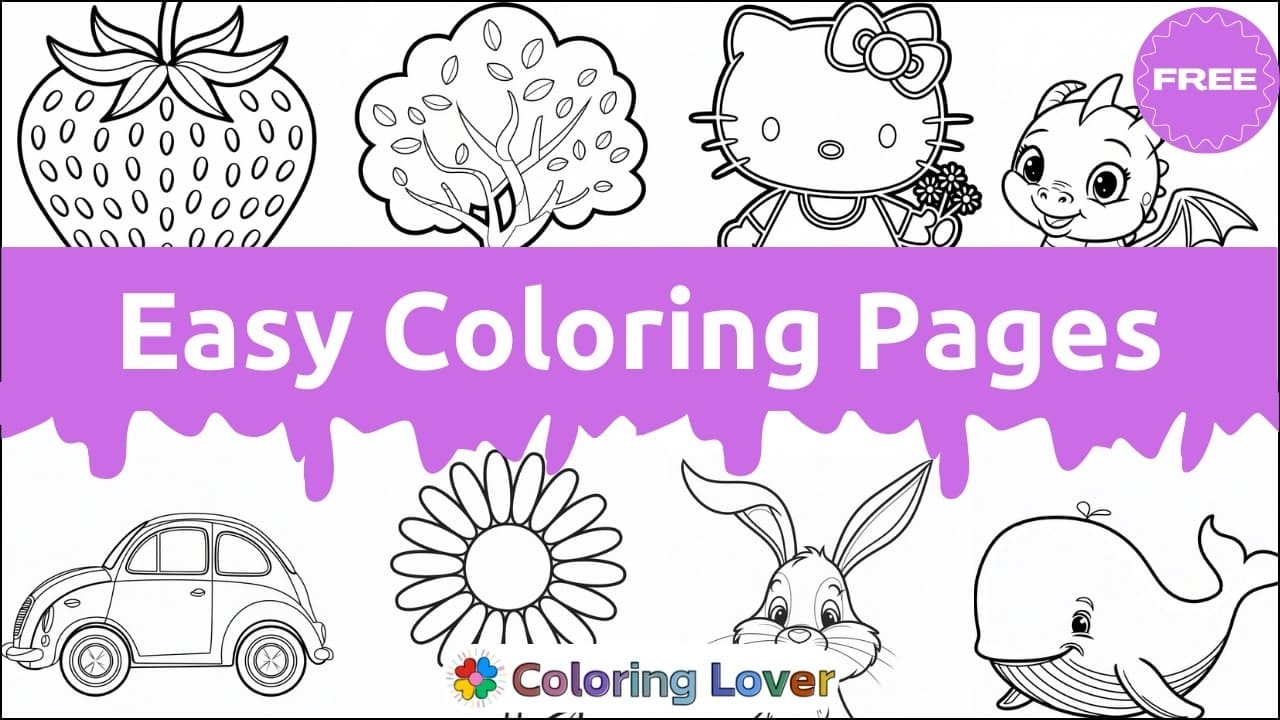 simple free coloring pages simple free coloring pages