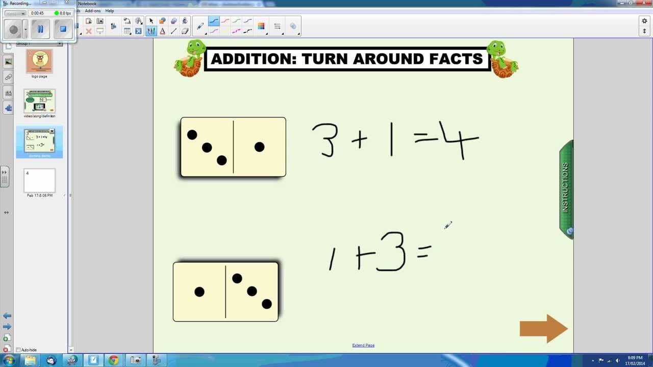 Addition Turn Around Facts 1 YouTube Addition Turn Around Facts 1 YouTube