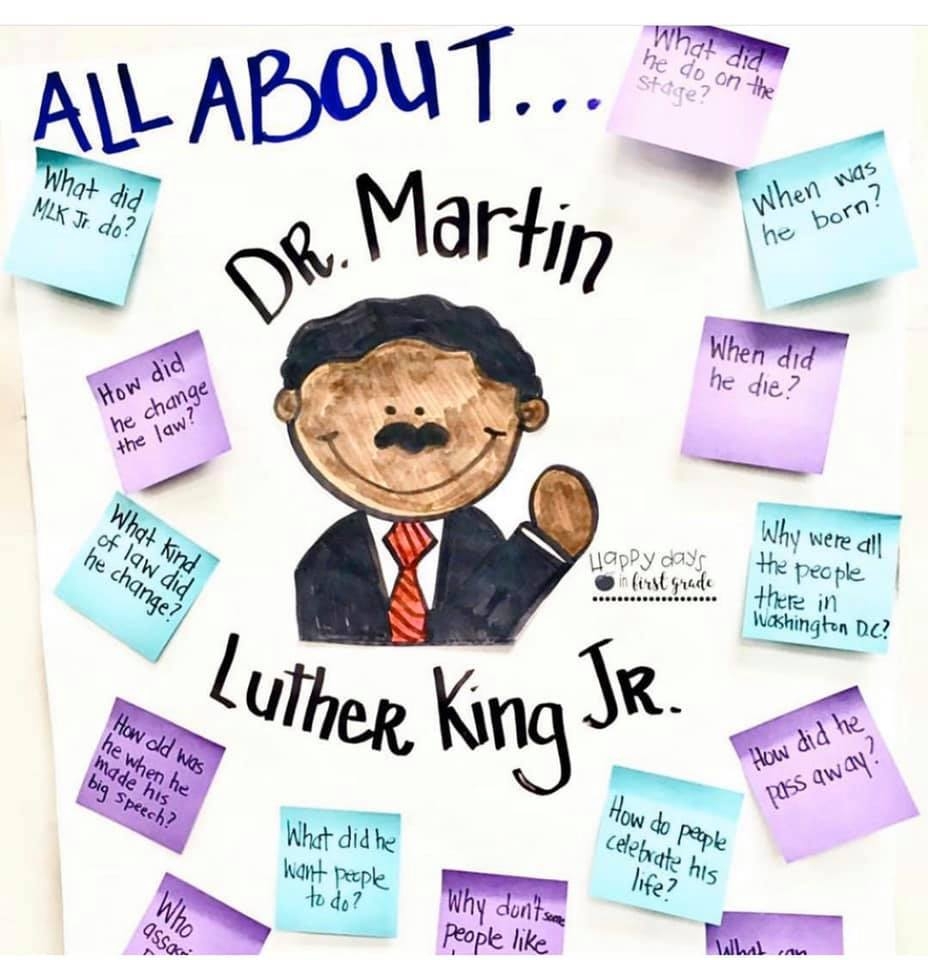martin luther king jr activities