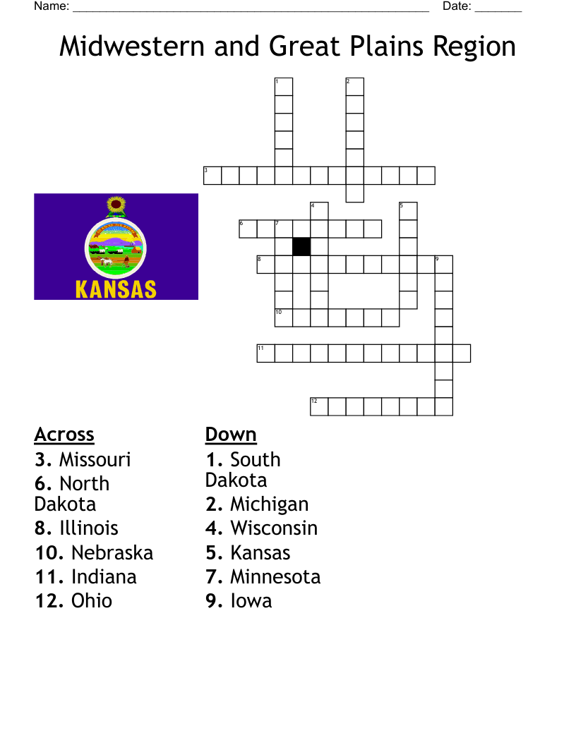 All Things Iowa Word Search WordMint