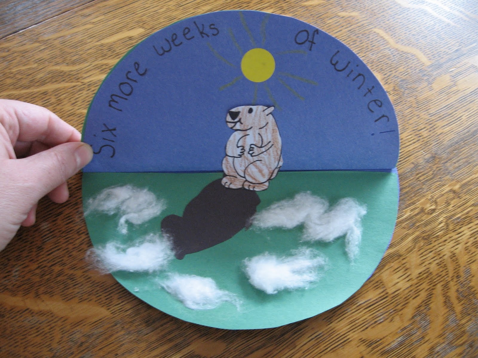 Almost Unschoolers Groundhog Day Craft Almost Unschoolers Groundhog Day Craft