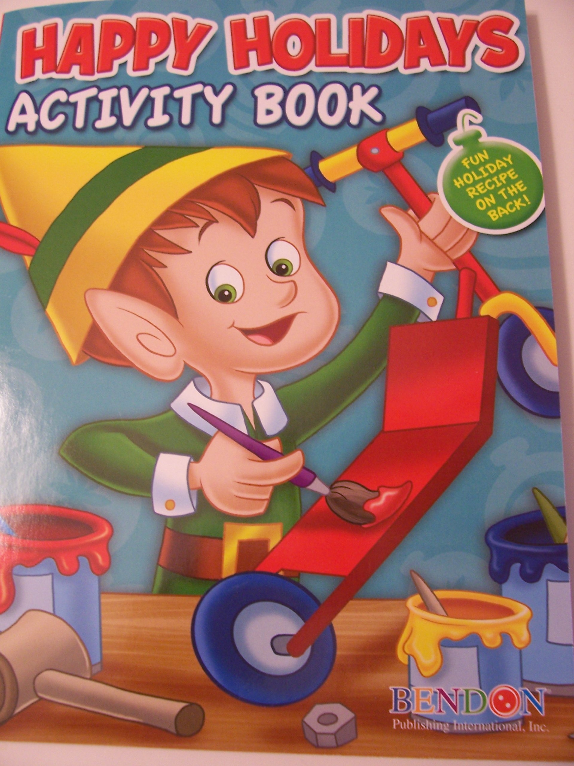 Amazon Bendon Happy Holidays 160 Page Giant Coloring And Activity Book Christmas Edition Elf In Woodshop Toys Games Amazon Bendon Happy Holidays 160 Page Giant Coloring And Activity Book Christmas Edition Elf In Woodshop Toys Games