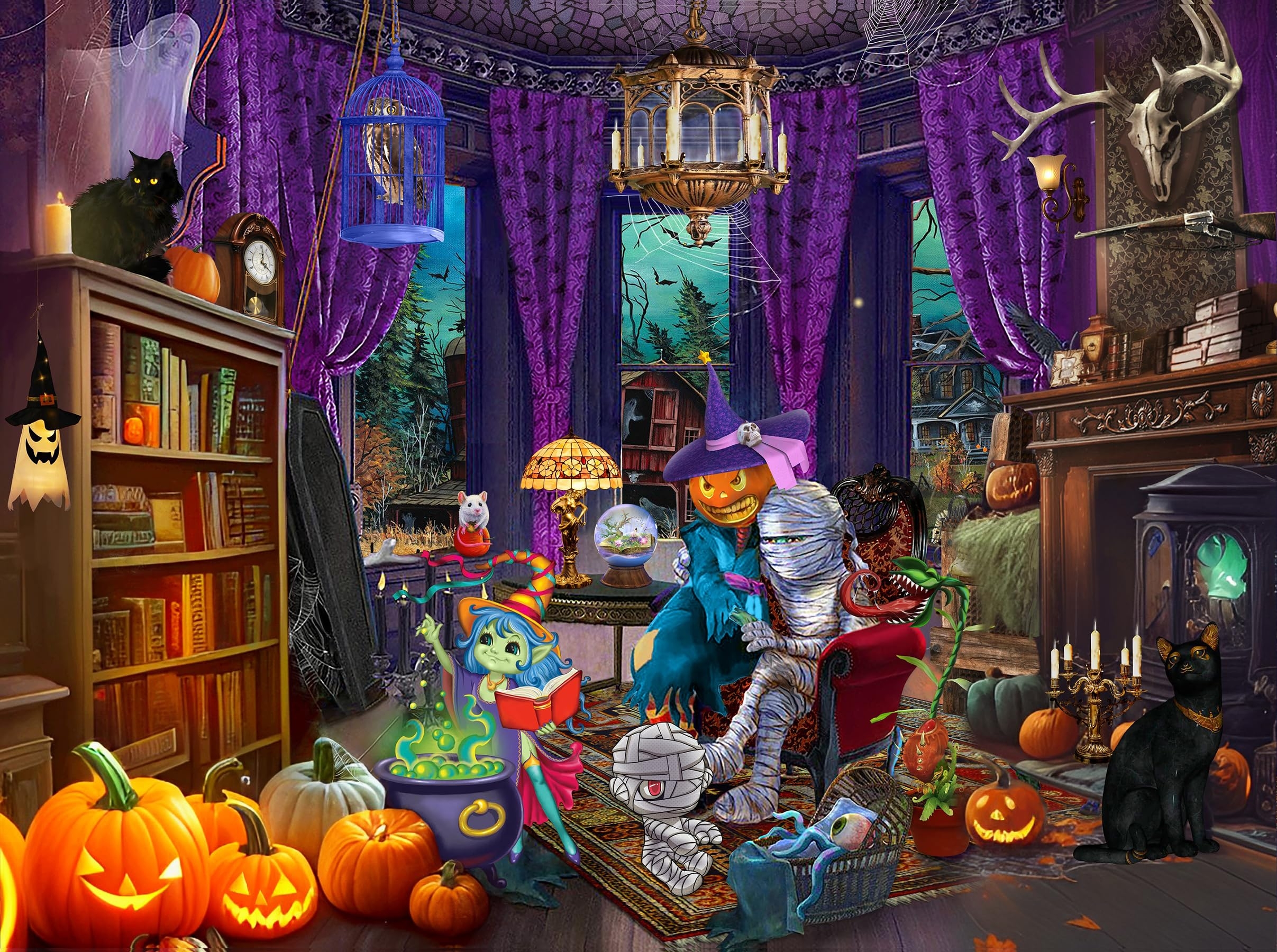 Amazon Halloween Fright Night 500 Pieces Jigsaw Puzzles For Adults 27 X20 Large Puzzle Halloween Decoration For Family Party Holiday Each Piece Is Unique Toys Games Amazon Halloween Fright Night 500 Pieces Jigsaw Puzzles For Adults 27 X20 Large Puzzle Halloween Decoration For Family Party Holiday Each Piece Is Unique Toys Games