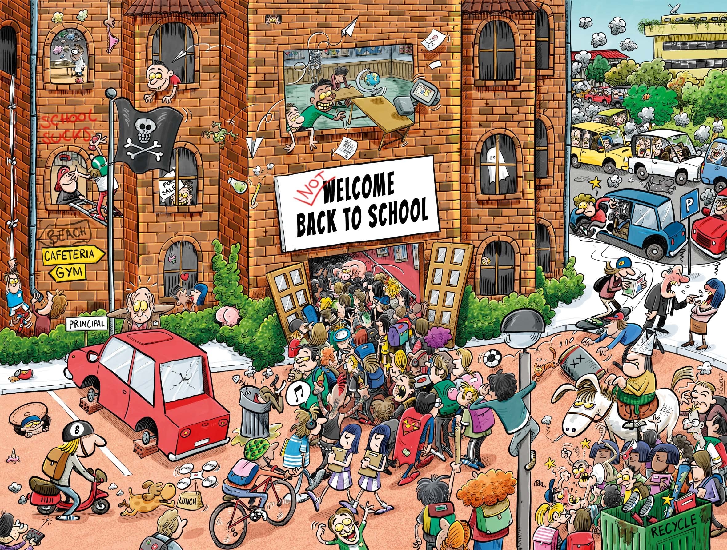 Amazon Jigsaw Puzzles For Adults Back To School Chaos 1000 Piece Jigsaw Puzzles For Adults Teens Kids Recycled Puzzleboard Funny Cartoon Puzzles Toys Games Amazon Jigsaw Puzzles For Adults Back To School Chaos 1000 Piece Jigsaw Puzzles For Adults Teens Kids Recycled Puzzleboard Funny Cartoon Puzzles Toys Games