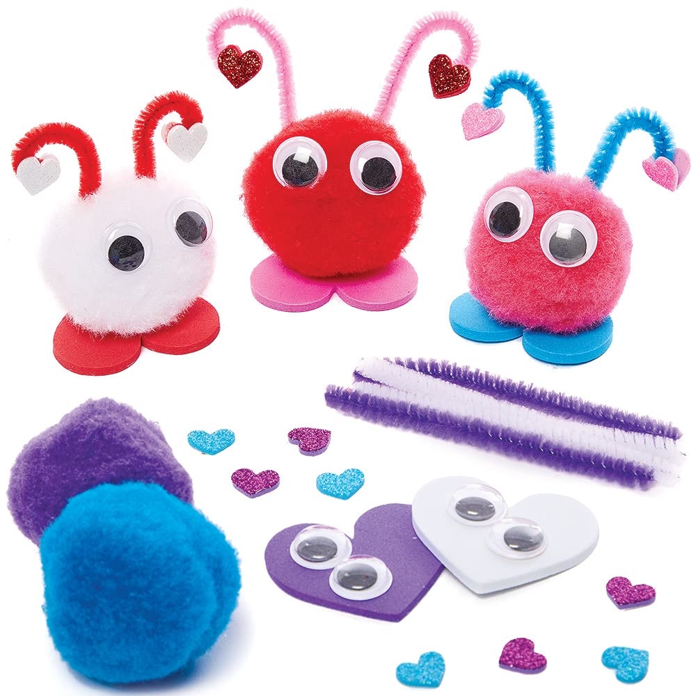 Amazon Love Heart Bug Pom Pom Decoration Kits Toys Games Amazon Love Heart Bug Pom Pom Decoration Kits Toys Games