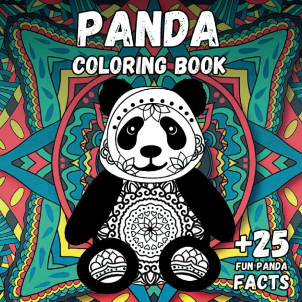 Amazon Panda Coloring Book Stress Relief Relaxation For Adult Or Kid Cute Beautiful Bear Positive Animal Perfect Birthday Present For Boy And Girl 9798566381947 Coloring Books Stress Less Books