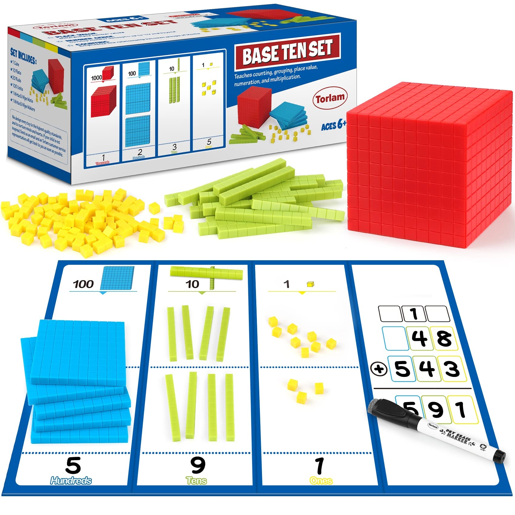 place value base ten blocks