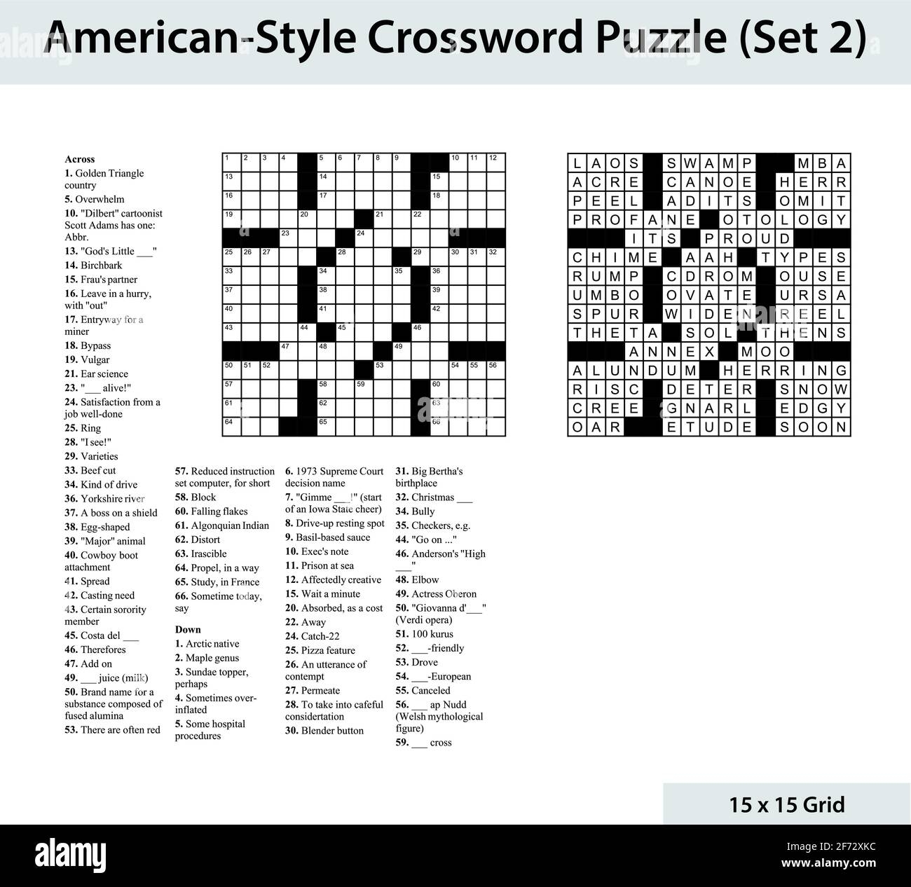 American Style Crossword Puzzle With A 15 X 15 Grid Includes Blank Crossword Grid Clues And Solution Stock Vector Image Art Alamy American Style Crossword Puzzle With A 15 X 15 Grid Includes Blank Crossword Grid Clues And Solution Stock Vector Image Art Alamy