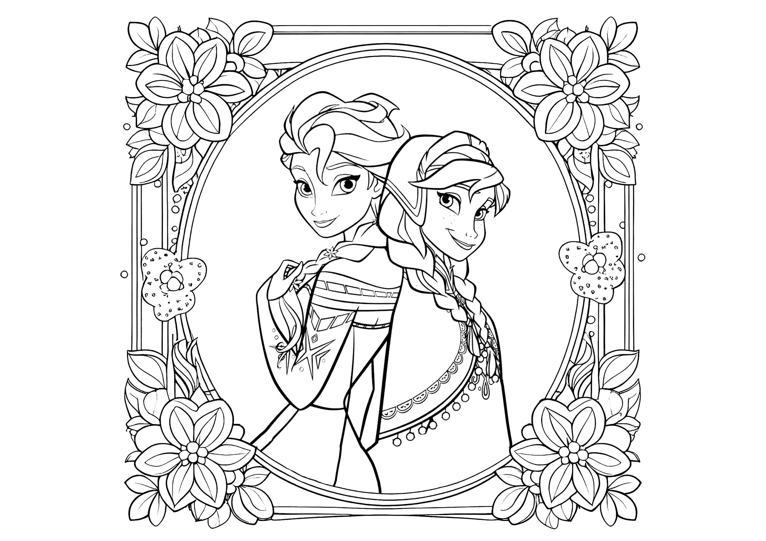anna frozen coloring pages