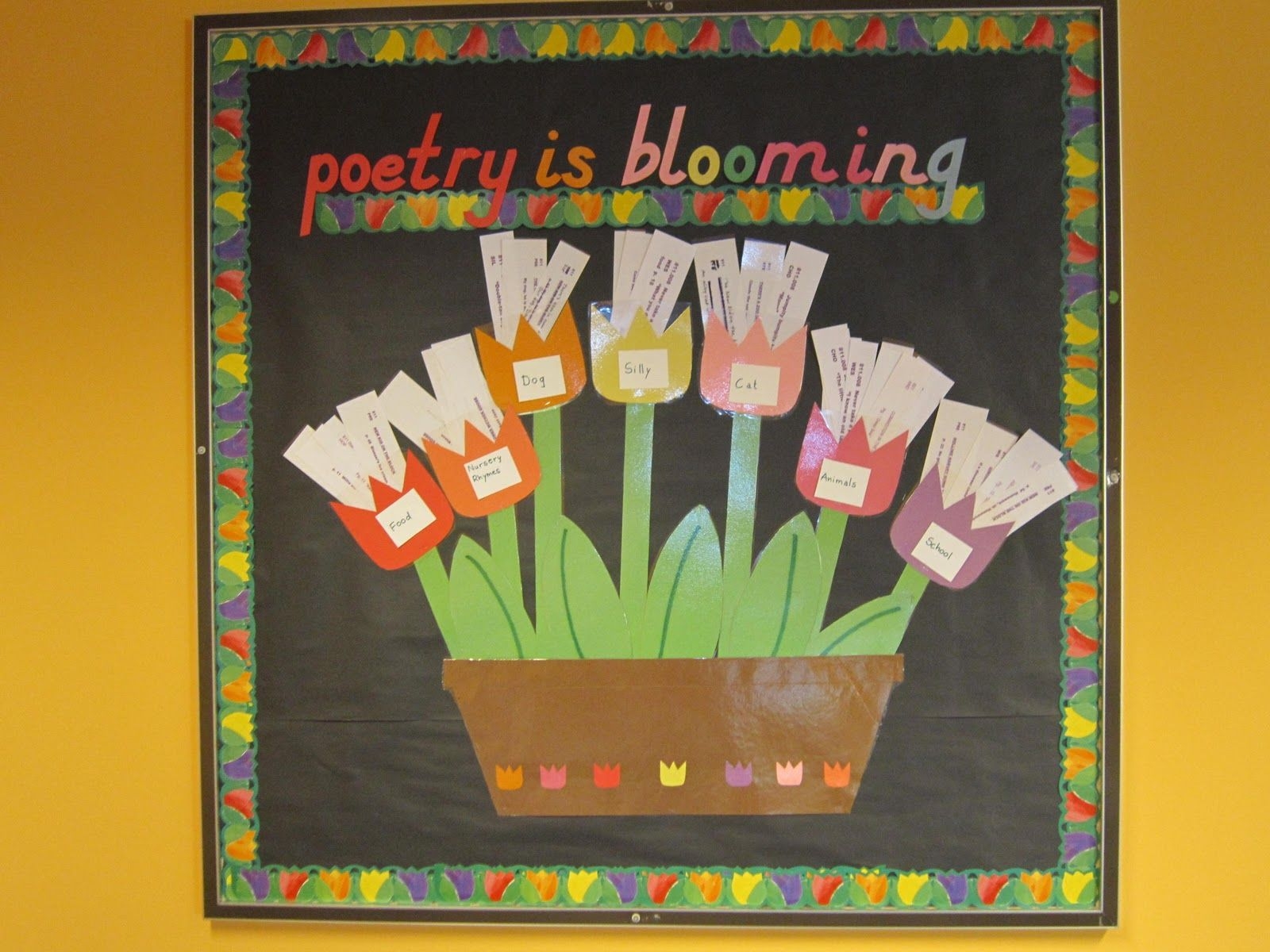 poetry bulletin board ideas