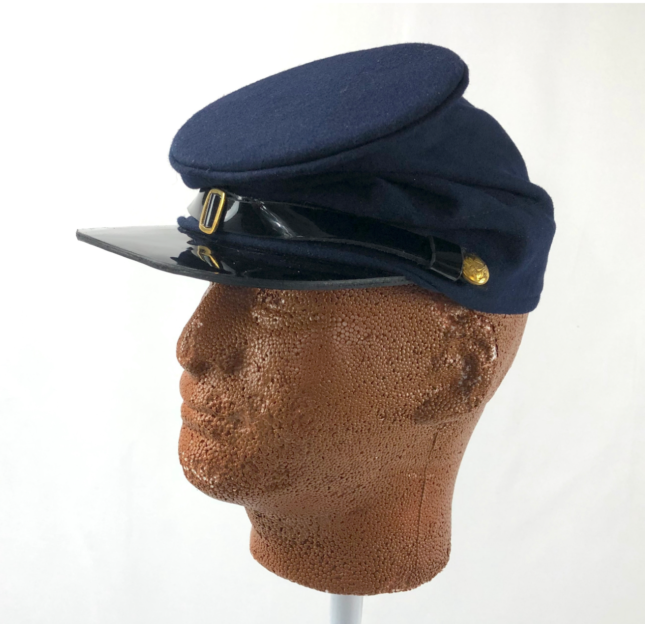 Army Cadet Flat Topped Military Hat Crossword Clue Best Old Military Hats Sale Civil War US Army 19th Century Headwear