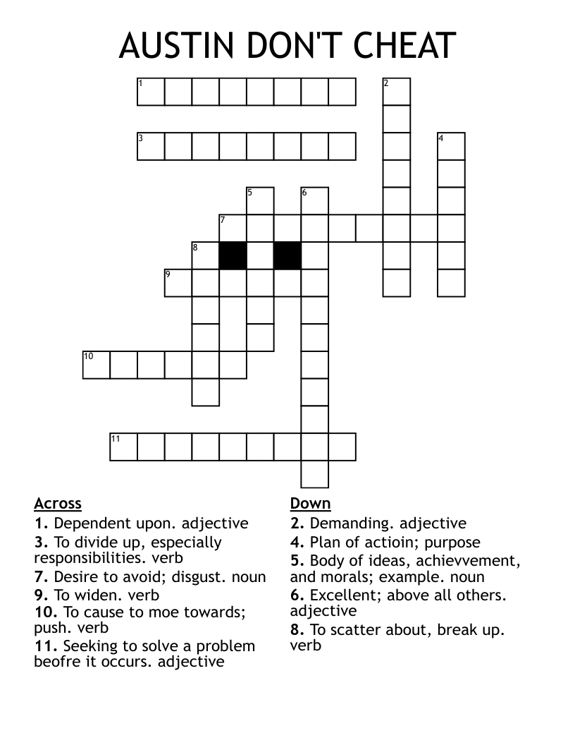 excellent crossword puzzle clue