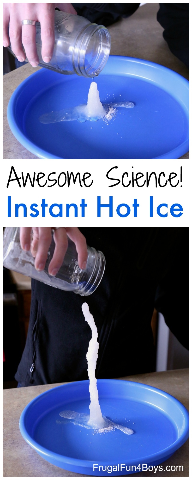 Awesome Science Experiment Make Hot Ice With Baking Soda And Vinegar Frugal Fun For Boys And Girls Awesome Science Experiment Make Hot Ice With Baking Soda And Vinegar Frugal Fun For Boys And Girls