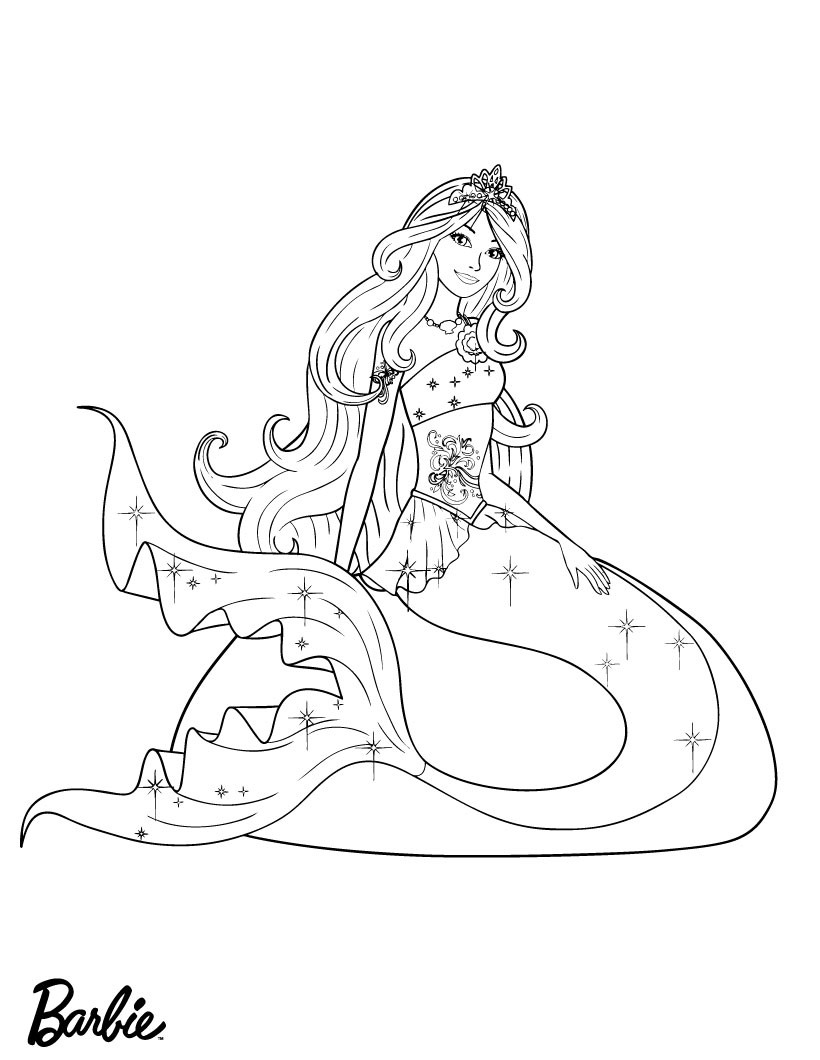 Barbie Mermaid Coloring Pages Best Coloring Pages For Kids Barbie Mermaid Coloring Pages Best Coloring Pages For Kids