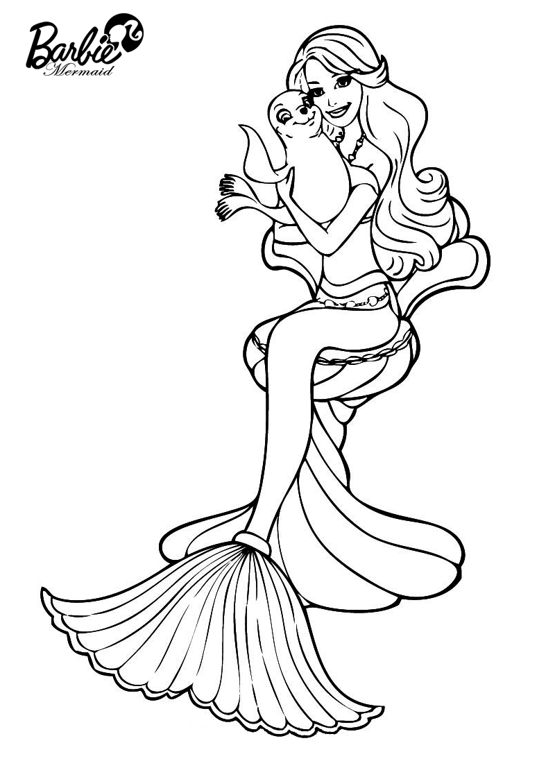 Barbie Mermaid Coloring Pages Best Coloring Pages For Kids Barbie Mermaid Coloring Pages Best Coloring Pages For Kids