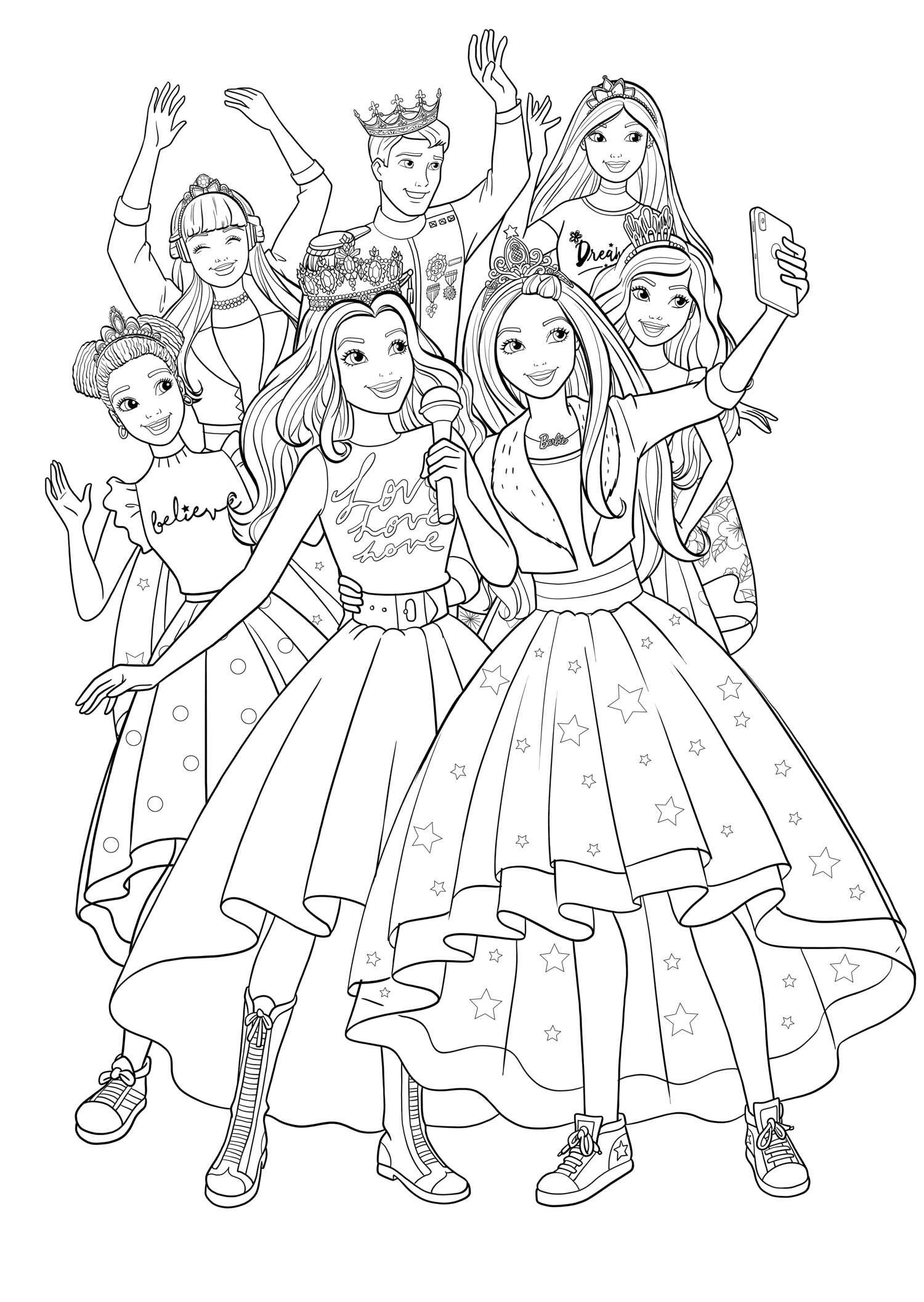 Barbie Princess Adventure 21 Coloring Pages YouLoveIt