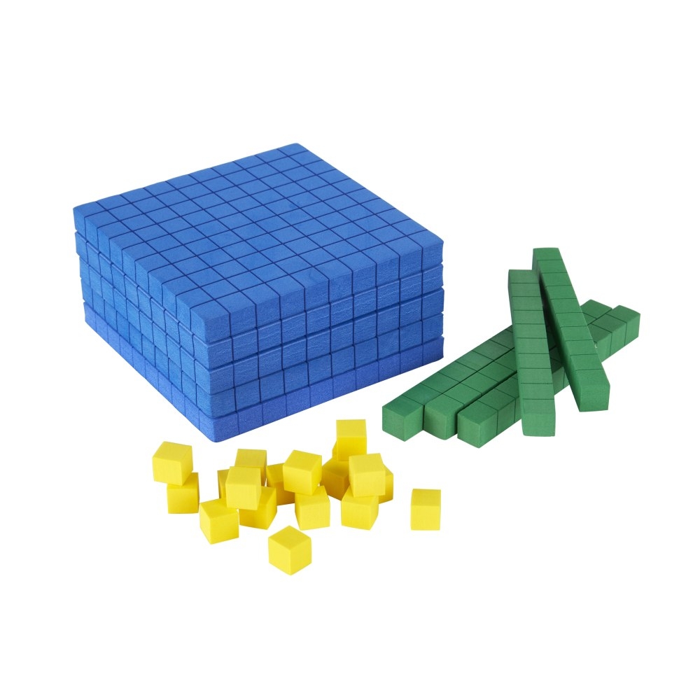Base 10 Block Set Yellow Green Blue Pre K Set Of 125 Pieces OfficeSupply Base 10 Block Set Yellow Green Blue Pre K Set Of 125 Pieces OfficeSupply