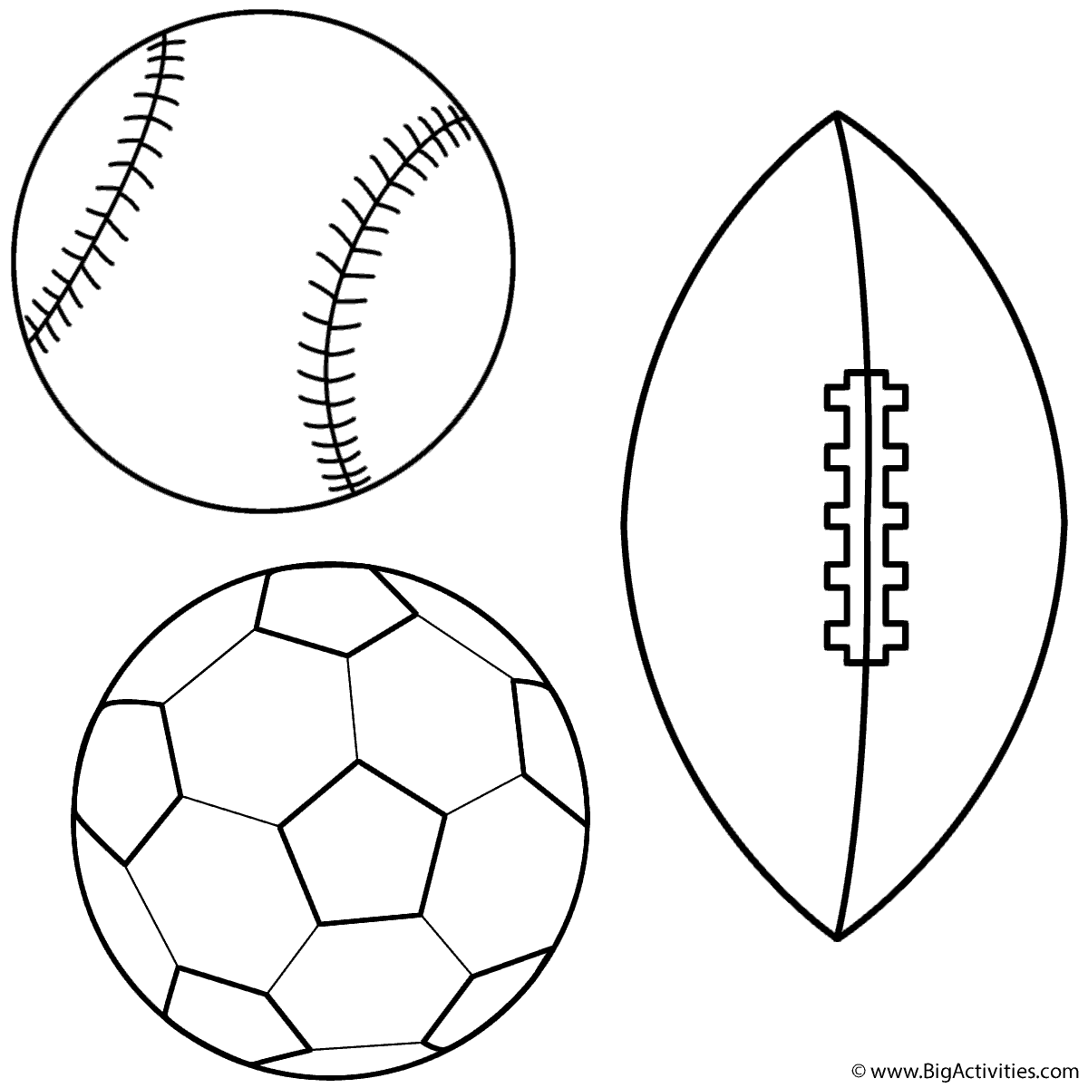 colouring pages of sports