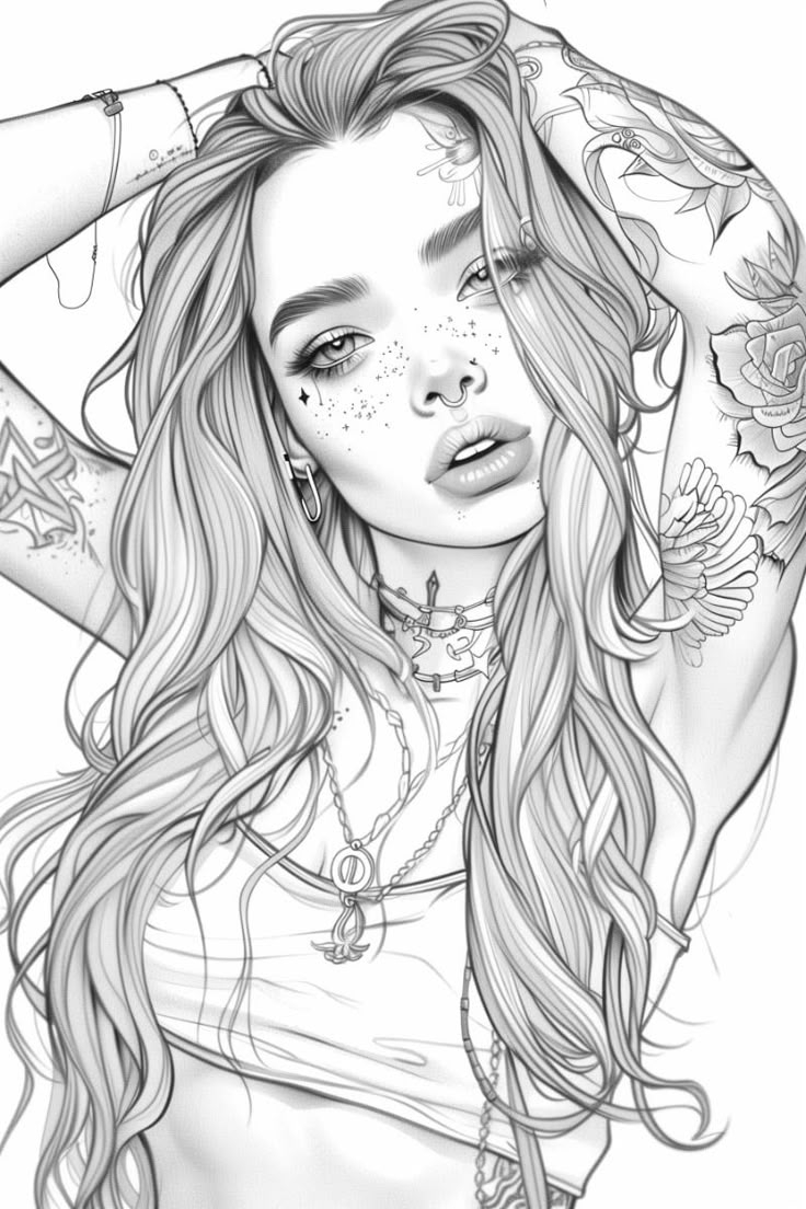 realistic coloring pages of people