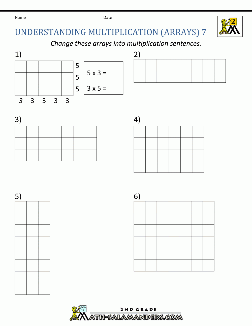 Beginning Multiplication Worksheets Beginning Multiplication Worksheets