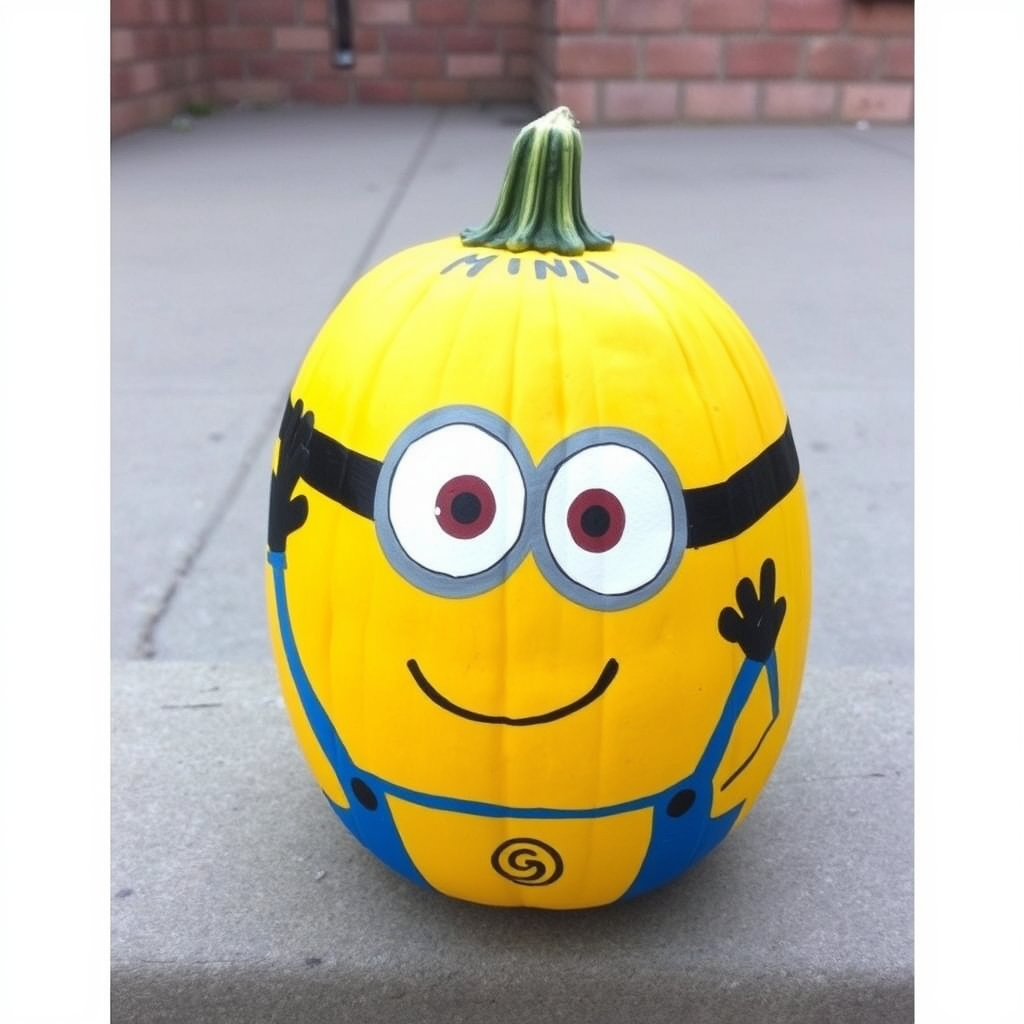 bob the minion pumpkin