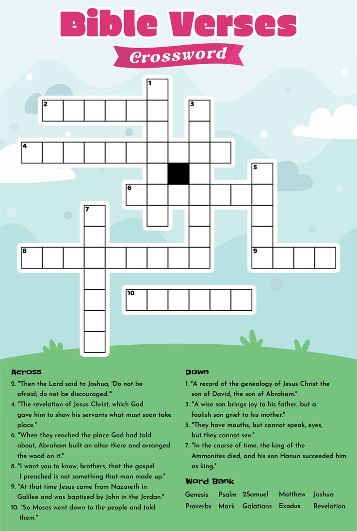 Bible Crossword Puzzle 6 Free PDF Printables Printablee Bible Crossword Puzzle 6 Free PDF Printables Printablee