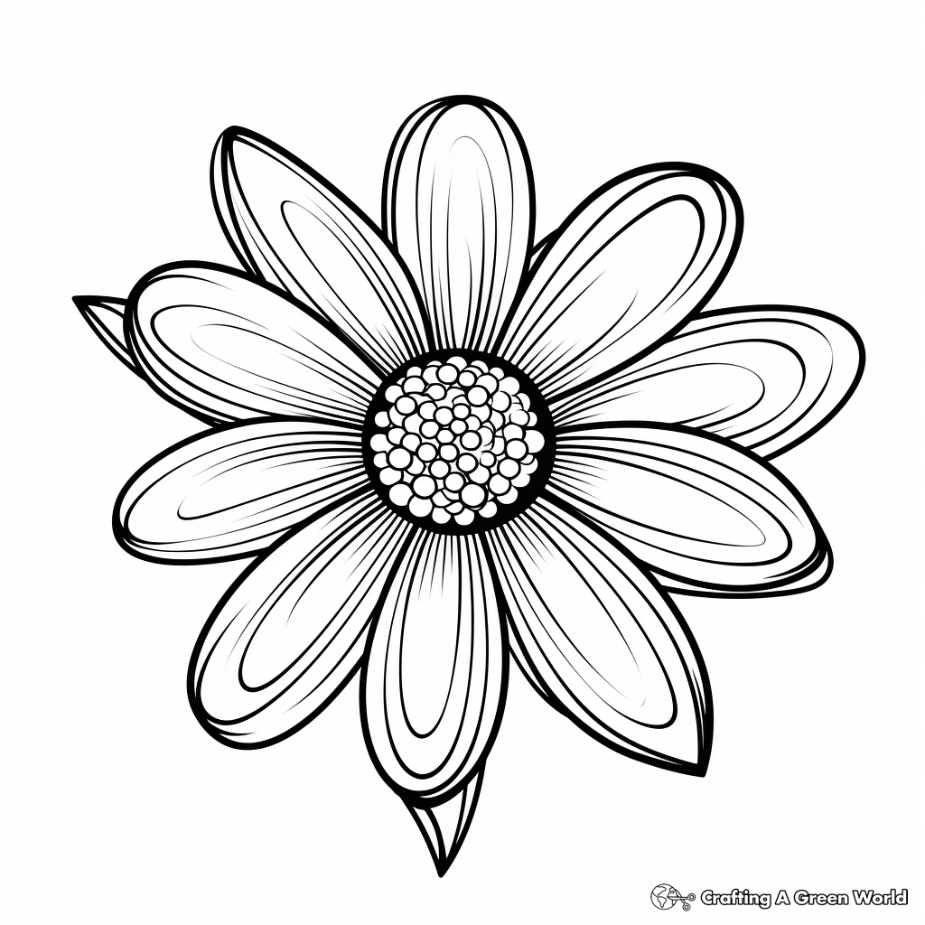 Big Flower Coloring Pages Free Printable Big Flower Coloring Pages Free Printable