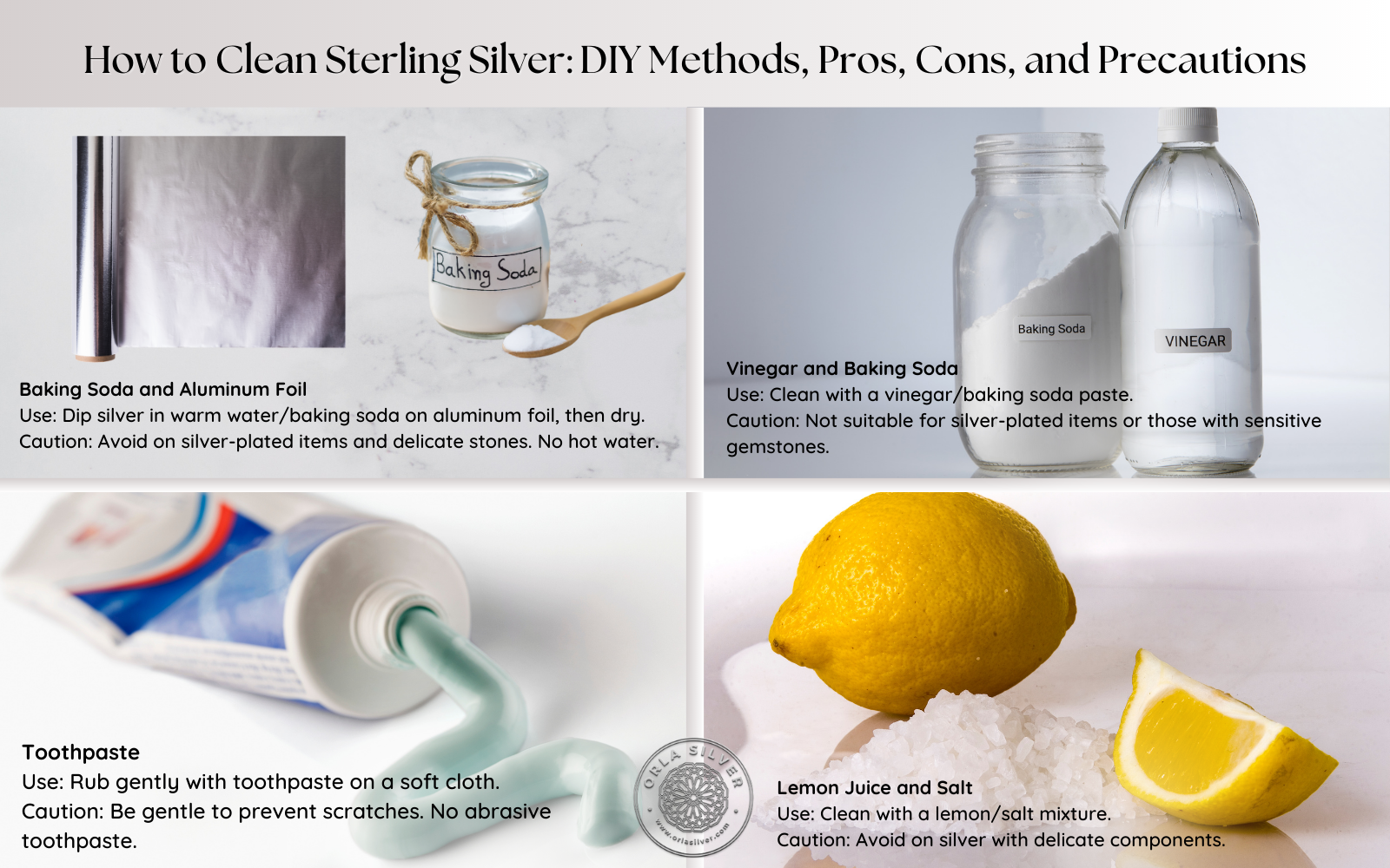 Boiling Water What Can I Use To Clean Silver Boiling Water Baking Soda Vinegar Silver Cleaner