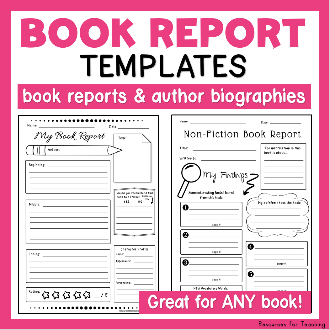 Book Report Author Biography Resources For Teaching Australia Book Report Author Biography Resources For Teaching Australia
