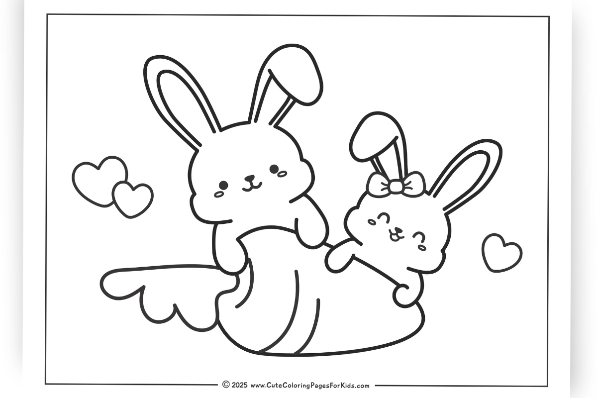 Bunny Coloring Pages Free Printable PDFs Cute Coloring Pages For Kids Bunny Coloring Pages Free Printable PDFs Cute Coloring Pages For Kids