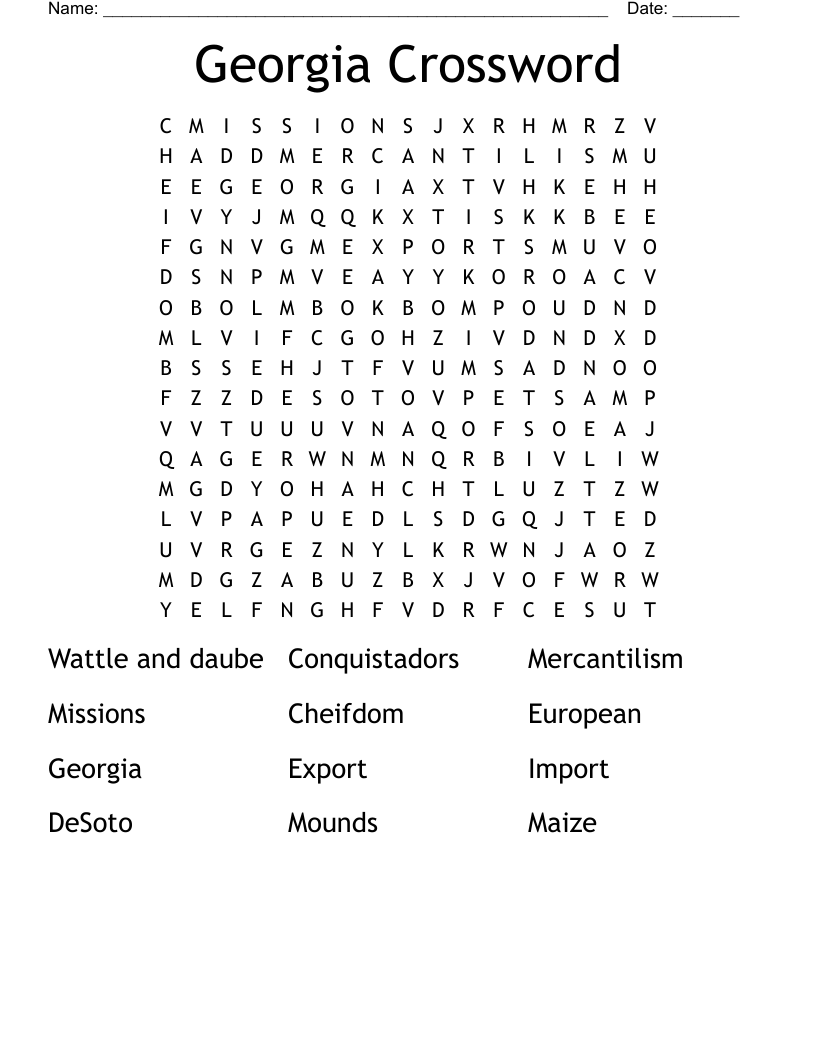 Capital Of Georgia Crossword Clue Capital Of Georgia Crossword Clue