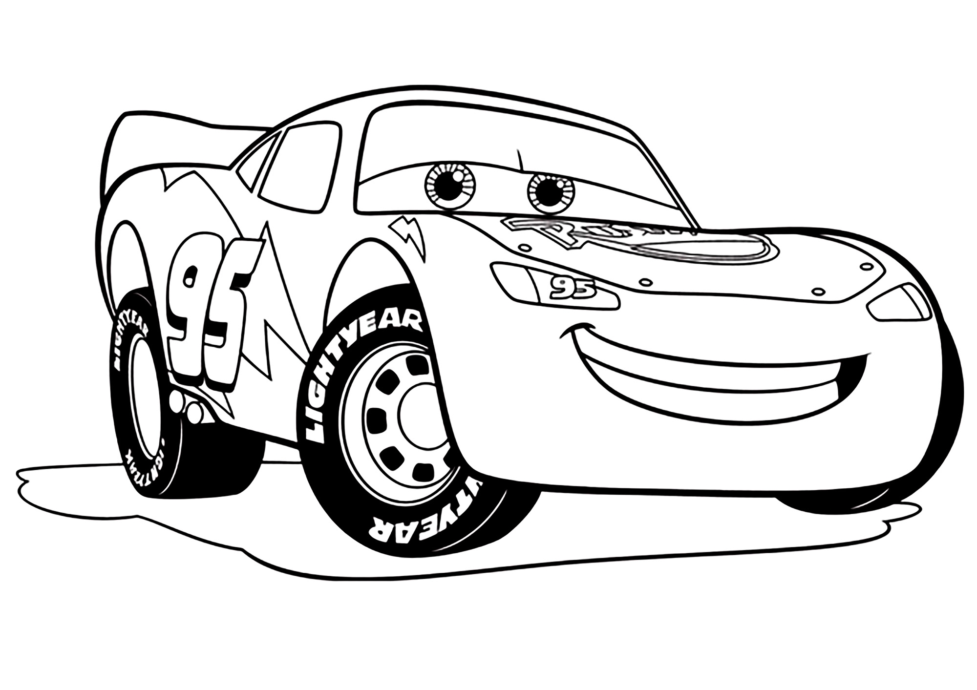lighting mcqueen coloring sheets