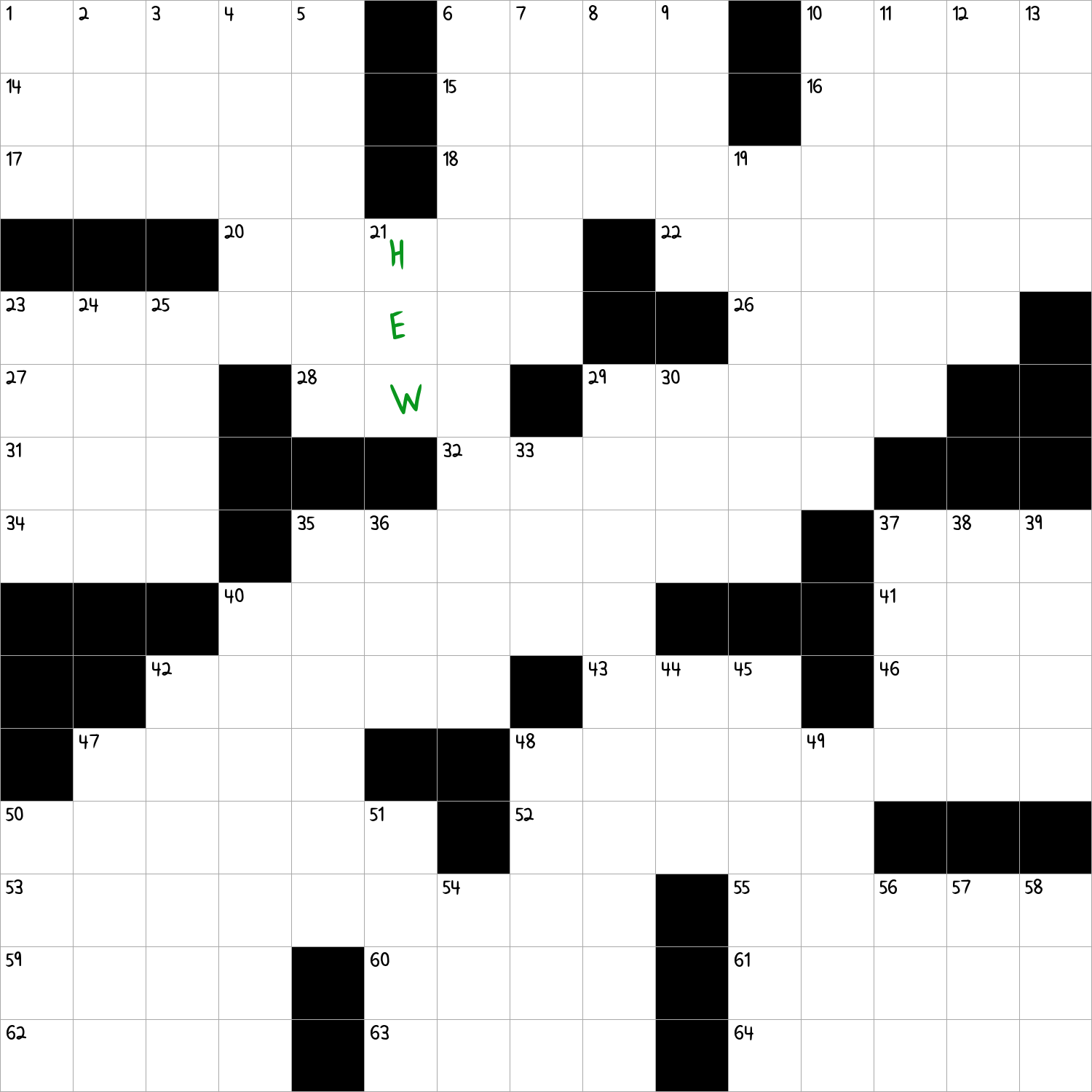 chop chop crossword clue