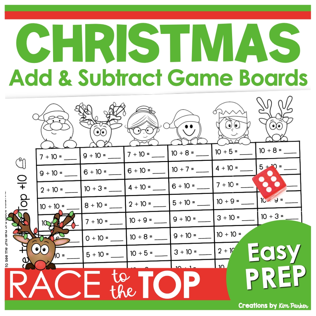 Christmas Math Games Addition And Subtraction Fact Fluency For 2nd Grade Made By Teachers Christmas Math Games Addition And Subtraction Fact Fluency For 2nd Grade Made By Teachers