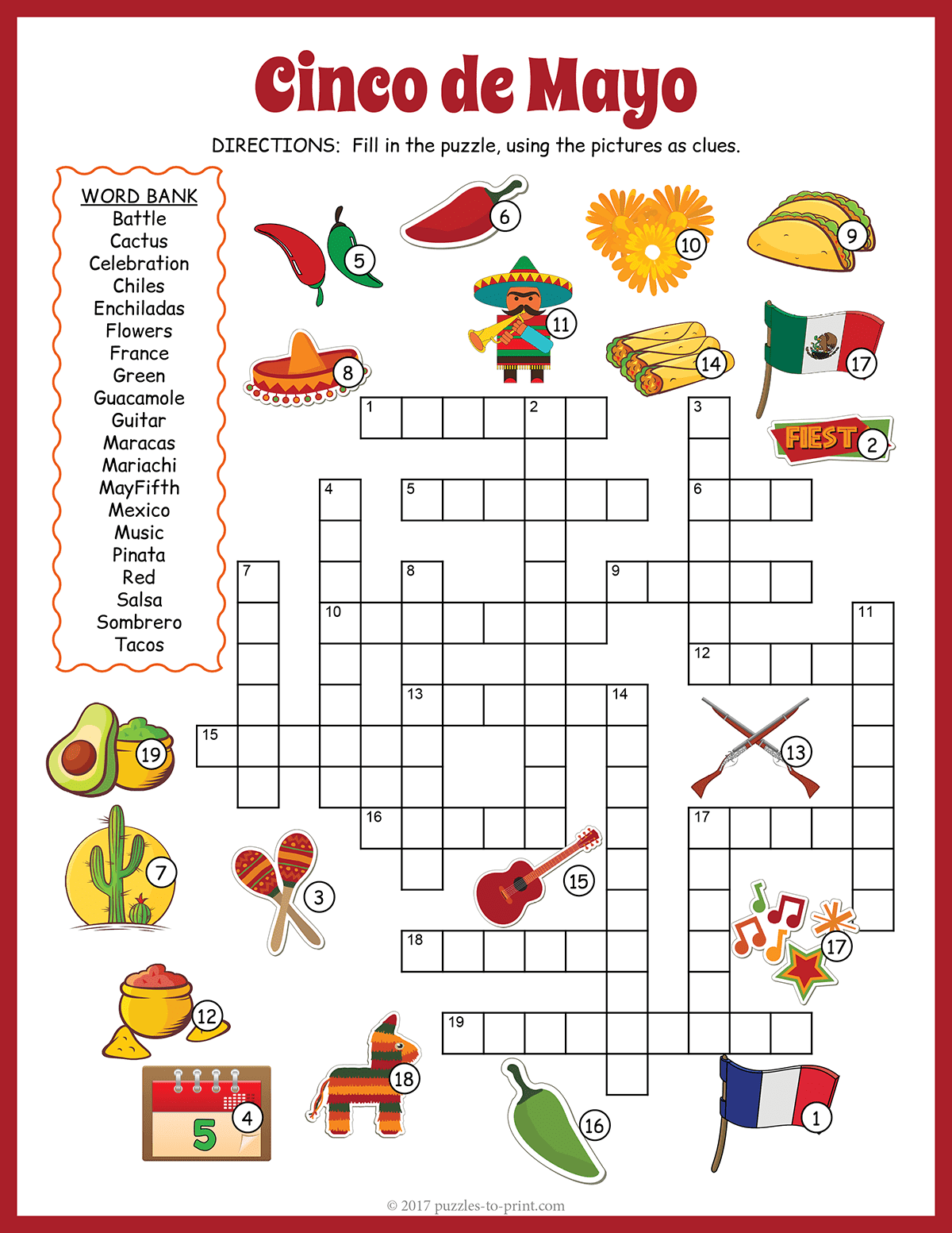 cinco de mayo puzzle cinco de mayo puzzle