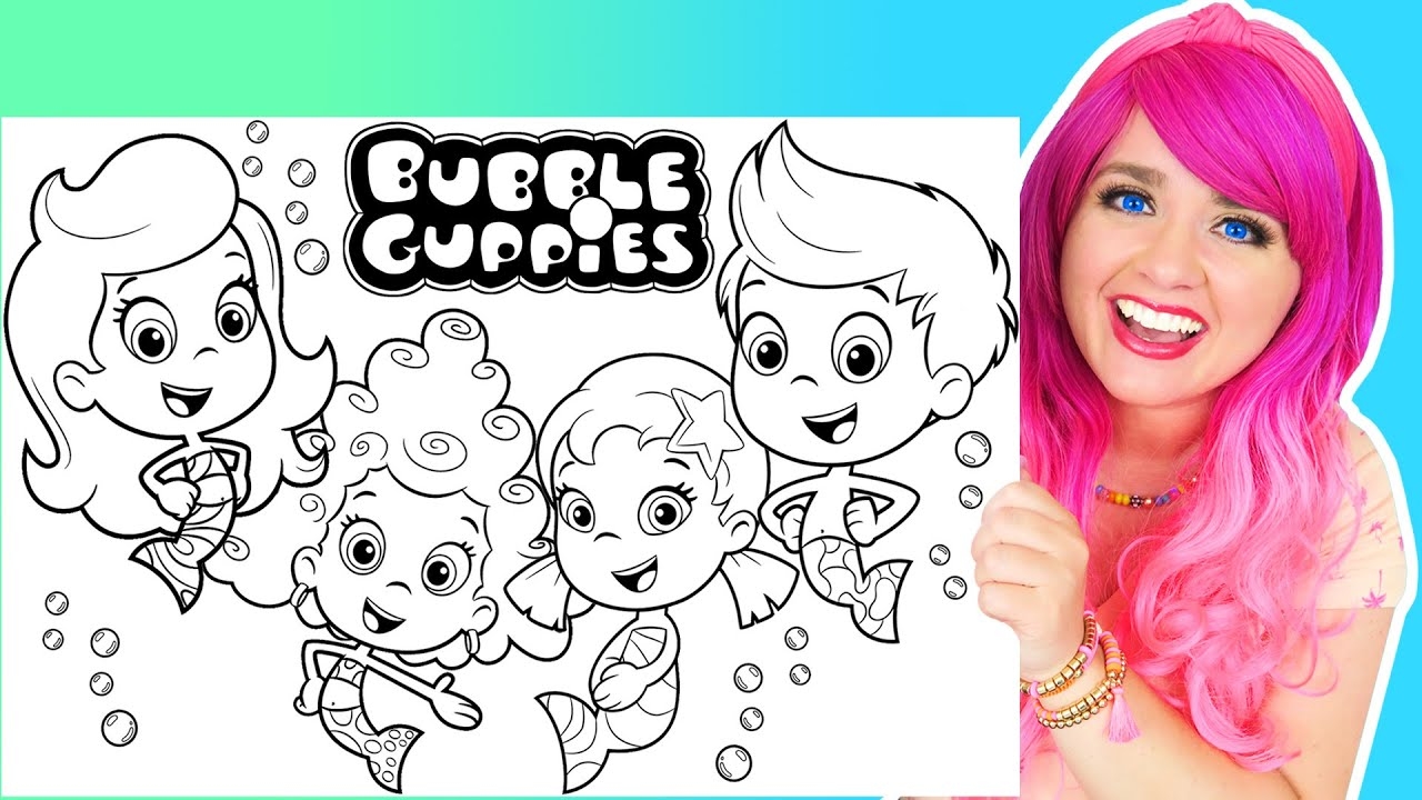 bubble guppies color pages bubble guppies color pages