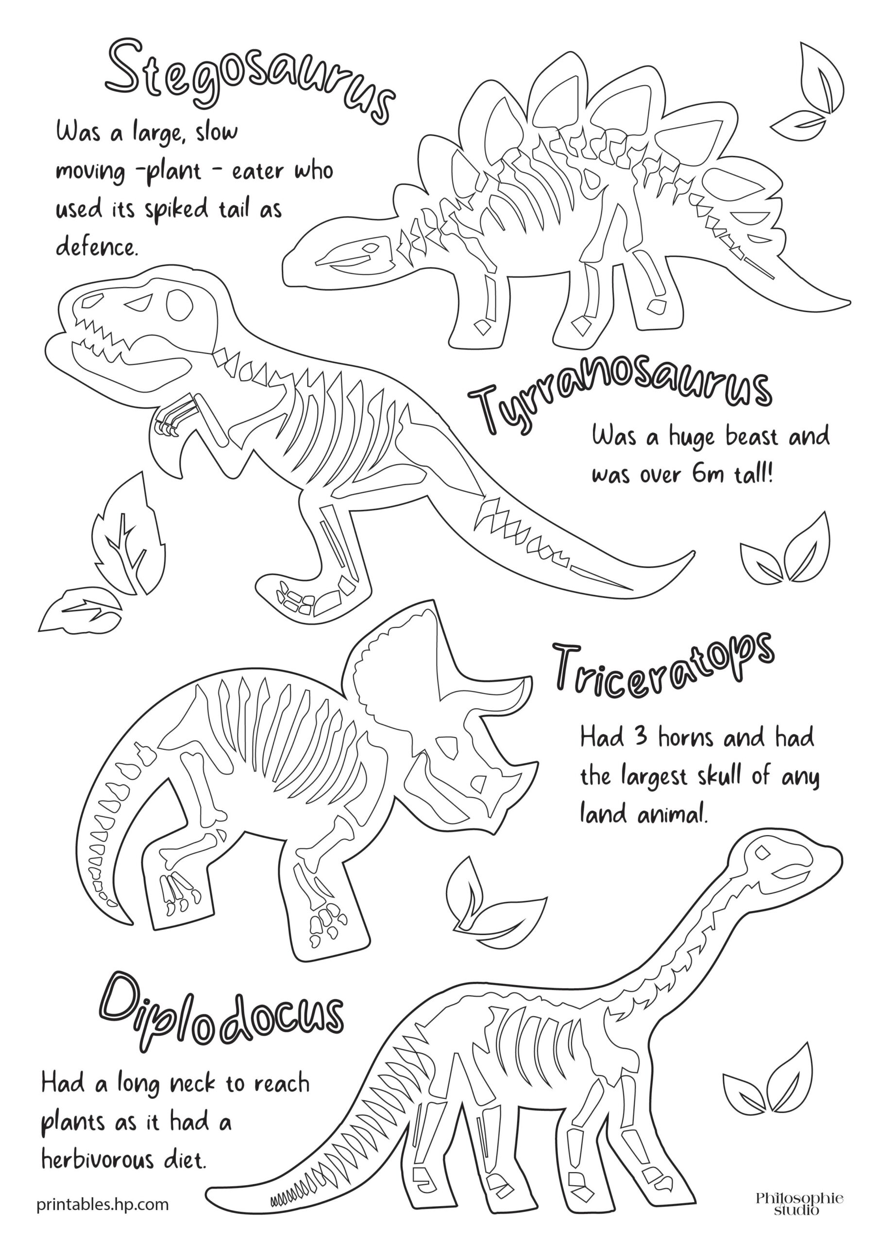 Coloring For Kids Dino Bones Printables Free Coloring Pages Learning Worksheets HP Official Site Coloring For Kids Dino Bones Printables Free Coloring Pages Learning Worksheets HP Official Site