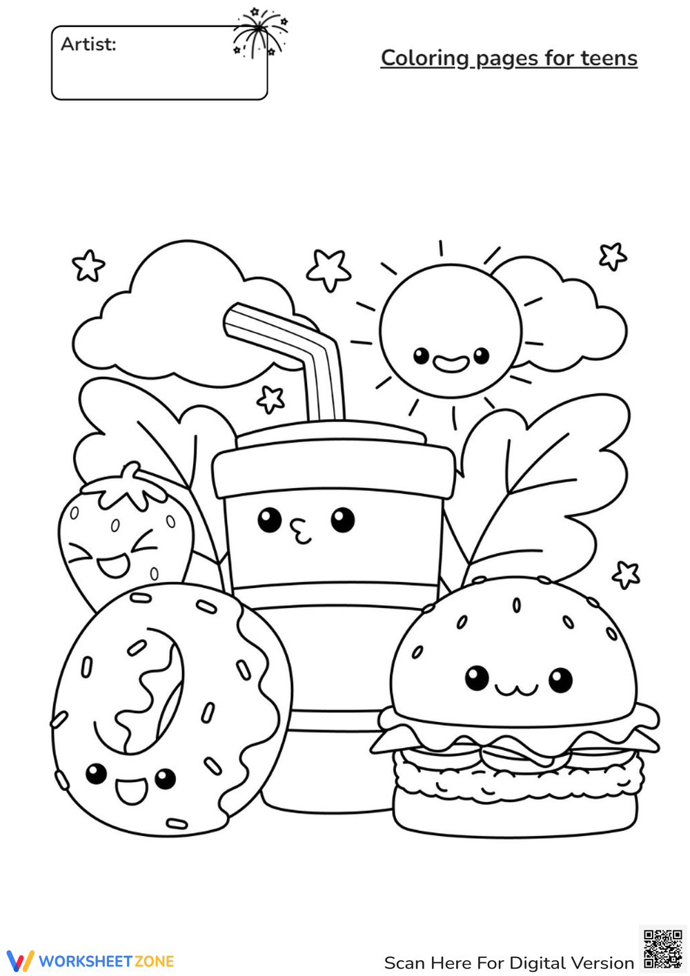fun coloring pages for teens fun coloring pages for teens