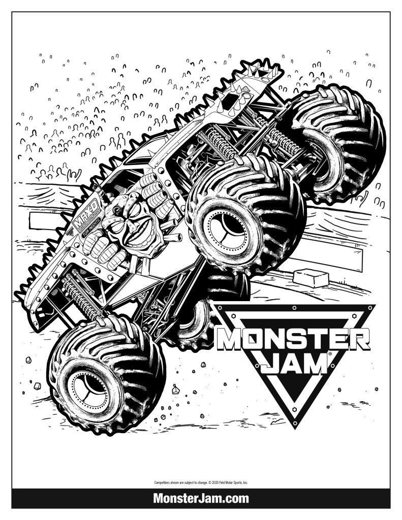 monster truck color pages monster truck color pages