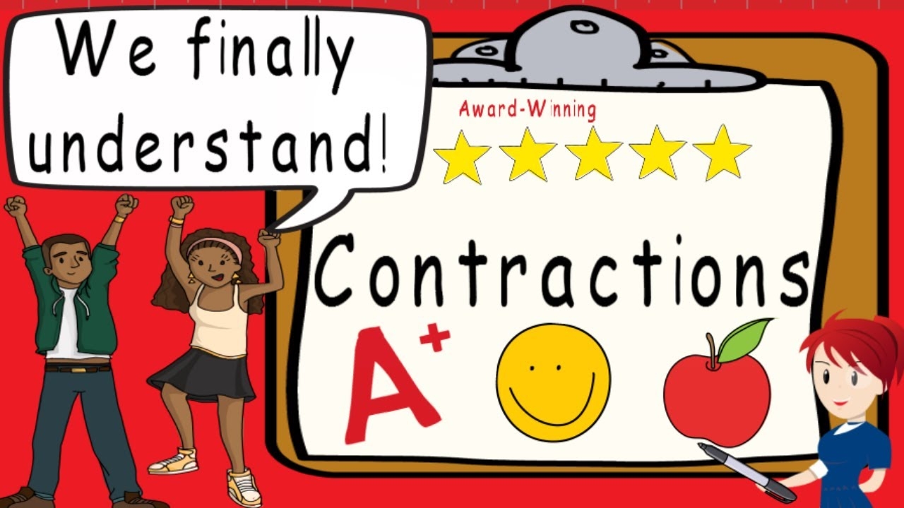 Contractions Award Winning Contractions Teaching Video What Is A Contraction Apostrophe YouTube