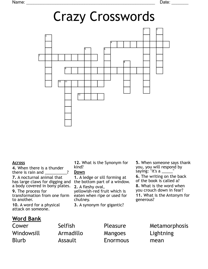Crazy Crosswords WordMint