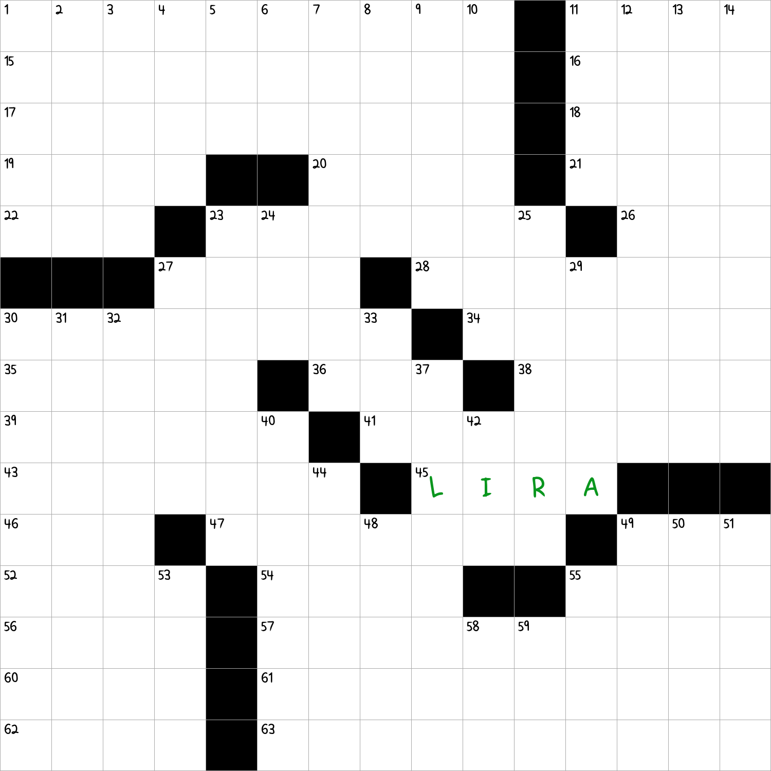 turkish currency crossword clue